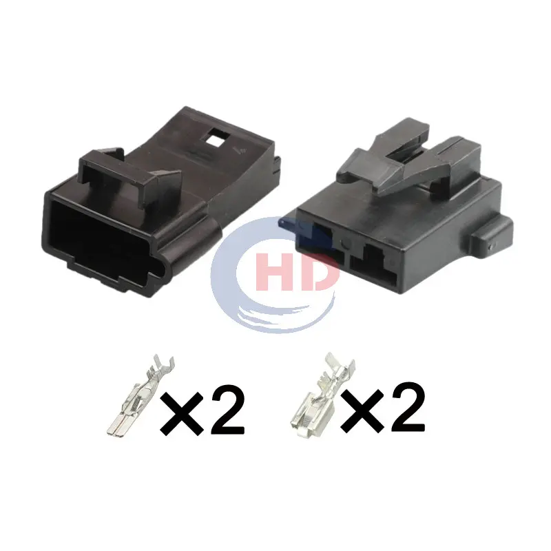 1-20 sets  2pin 630 Series Metri-Pack Unsealed Connector Housing 12129938 12129939