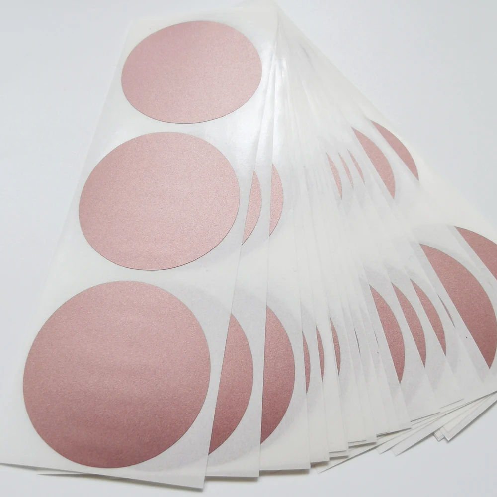 Dropshipping 100PCS 38 40mm Circle Round Scratch Off Sticker Protection Style