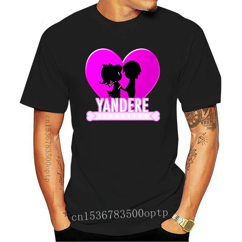 New Men Short sleeve tshirt Yandere Simulator   Yandere Love Print Unisex T Shirt Women t-shirt