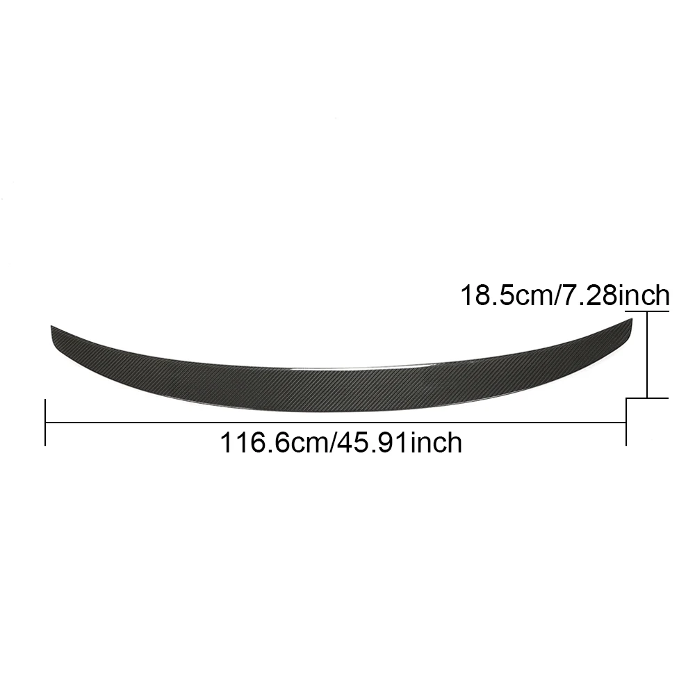 

DRY Carbon Fiber Rear Trunk Spoiler for Porsche 911 992 Carrera 4 S 4S Targa 4S 2-Door 2019-2020
