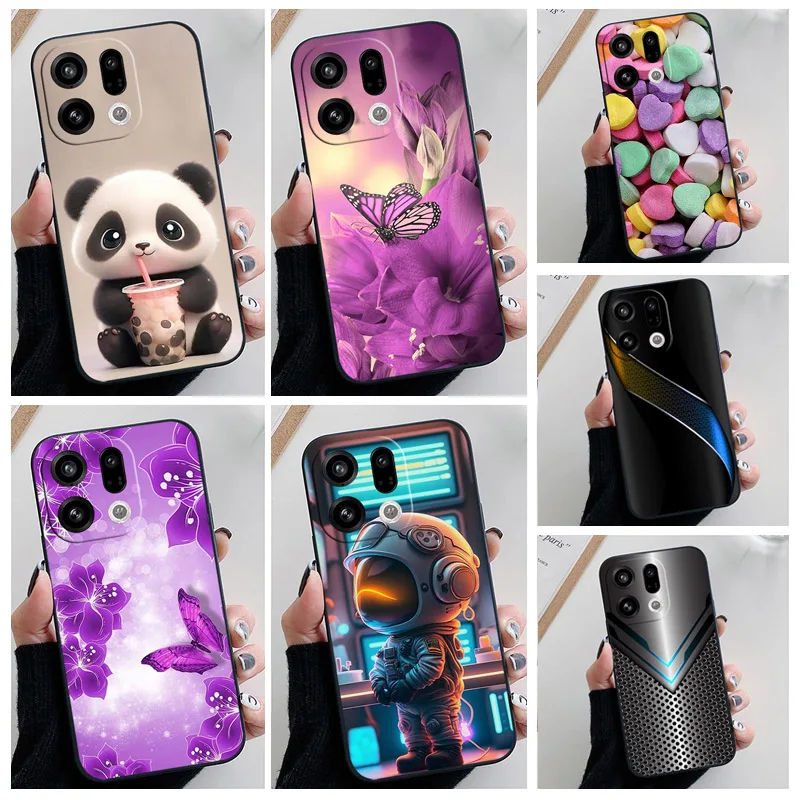 حافظة لهاتف اوبو فايند X9 فايند X9 برو حافظة ظهر من السيليكون الناعم لهاتف اوبو فايند X9 برو غطاء هاتف etui Fundas FindX9 Coque