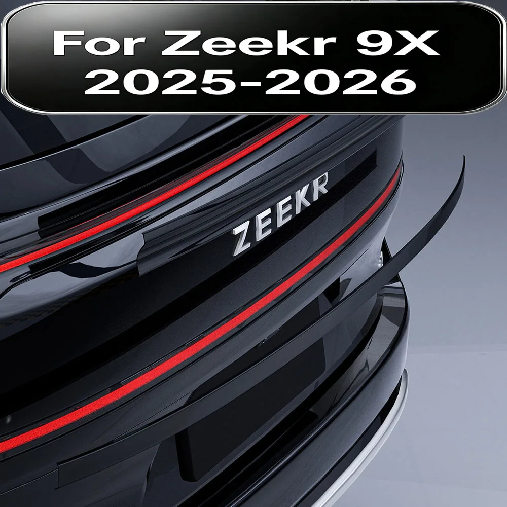 For Zeekr 9X 2025-2026 Car Trunk Taillight Trim Color Matched Abs Turn Signal Full Coverage Tailgate Upgrade Modification Parts
