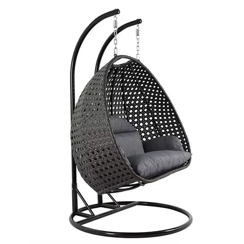 High Quality Free Standing Garden Swing Outdoor Patio Yard Porch Hanging Chair Seat Furniture for Adults and Kids Relaxation
