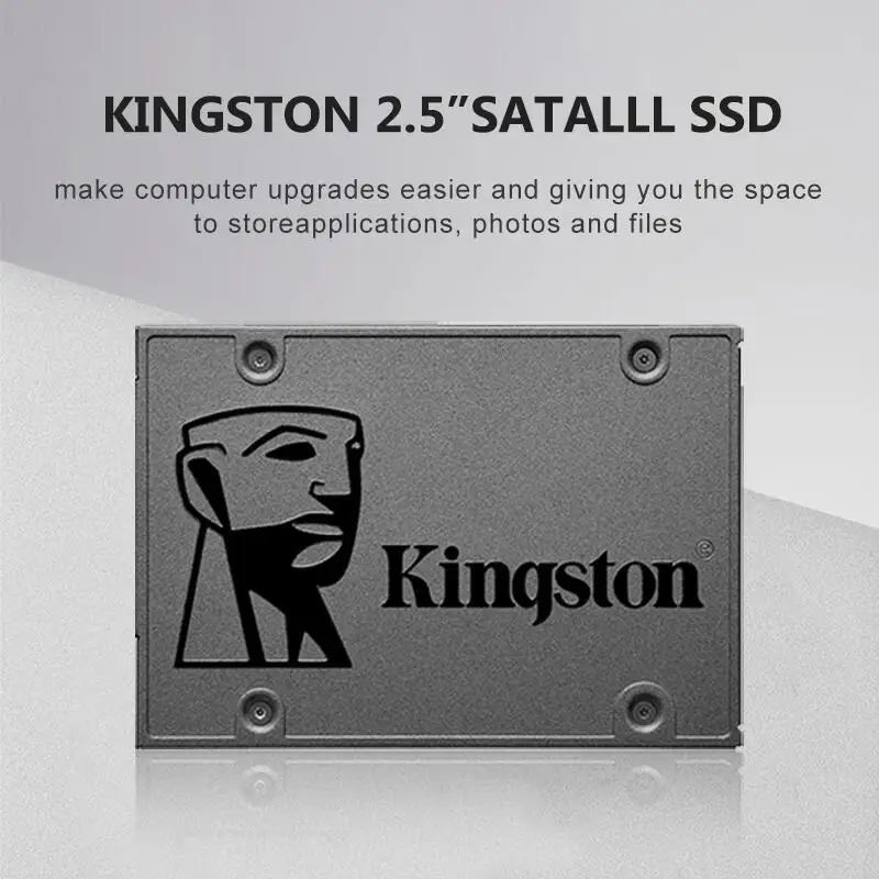 Imagem -02 - Kingston-unidade de Estado Sólido Ssd A400 120gb 240gb 960gb Sata Iii 25 Polegadas Hdd Disco Rígido para Notebook Desktop Novo