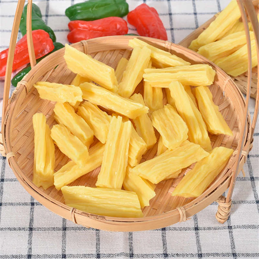 10 sztuk/partia fałszywe sztuczne warzywa kuchnia hotel restauracja sklep sklep dekoracja symulacja twaróg fasolowy model warzyw