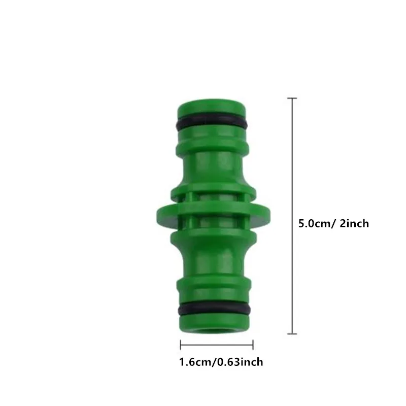 2-10pcs Garden Watering Hose ABS Quick Connector 1/2” End Double Male Hose Coupling Joint Adapter Extender For Hose Pipe Tube