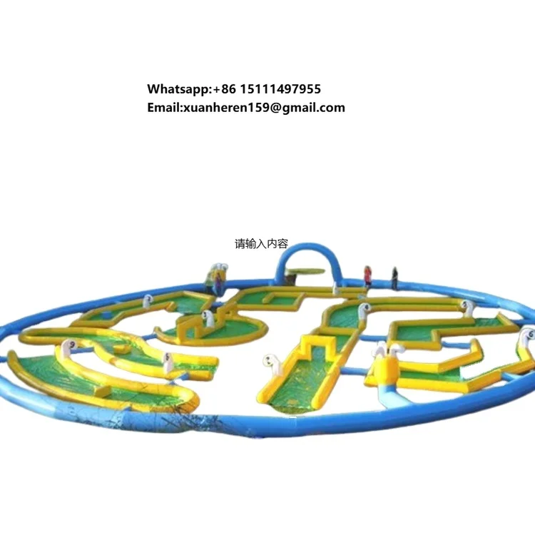 

High-Quality Portable Inflatable Golf Field with Customized Mini Course Outdoor Game