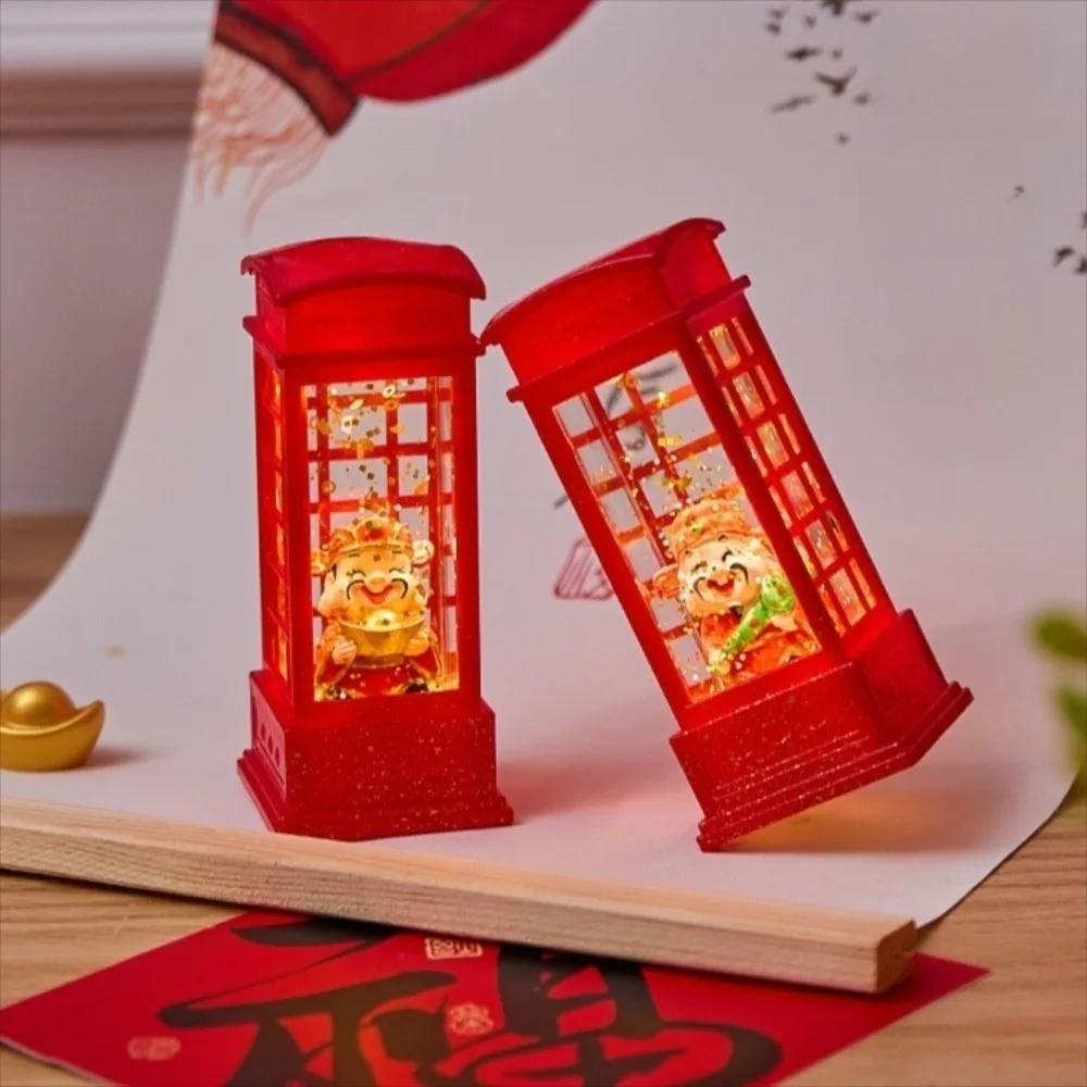

Funny Mini Wealth God Night Lamp Wind Lamp Luminous New Year Decorations Portable Good Luck Desktop Atmosphere Lamp Bedroom