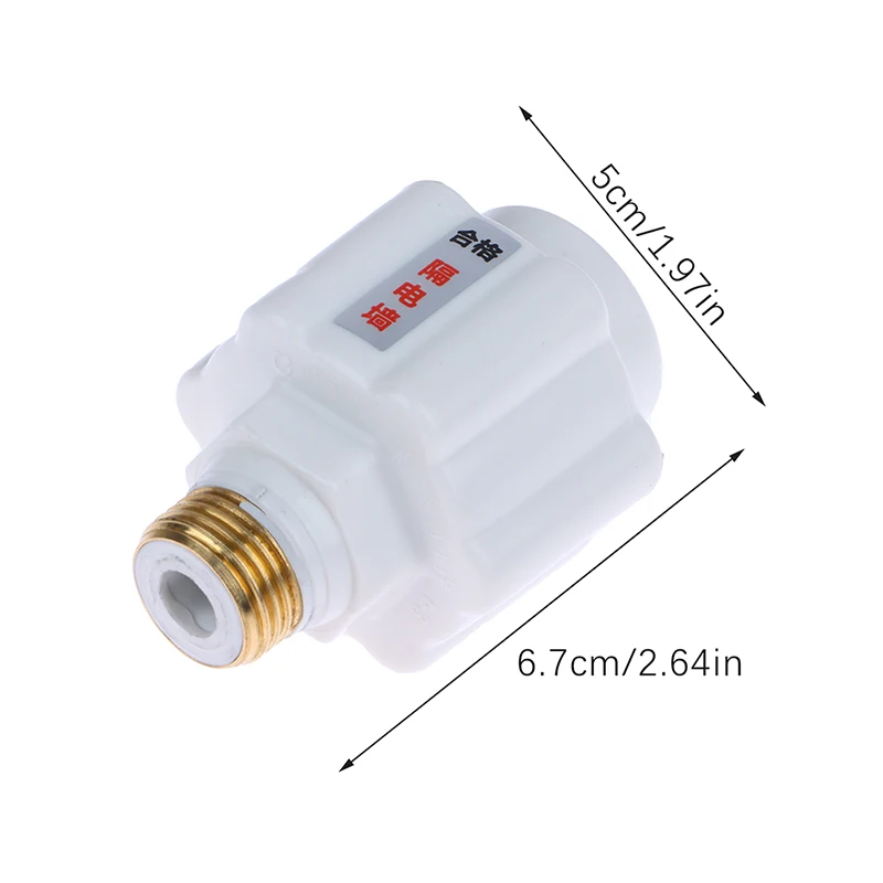 1Pc Electric Water Heater Electrical Wall Joints Leakage Valve Home Shower Anti-Electric Shock Protection Wall Device