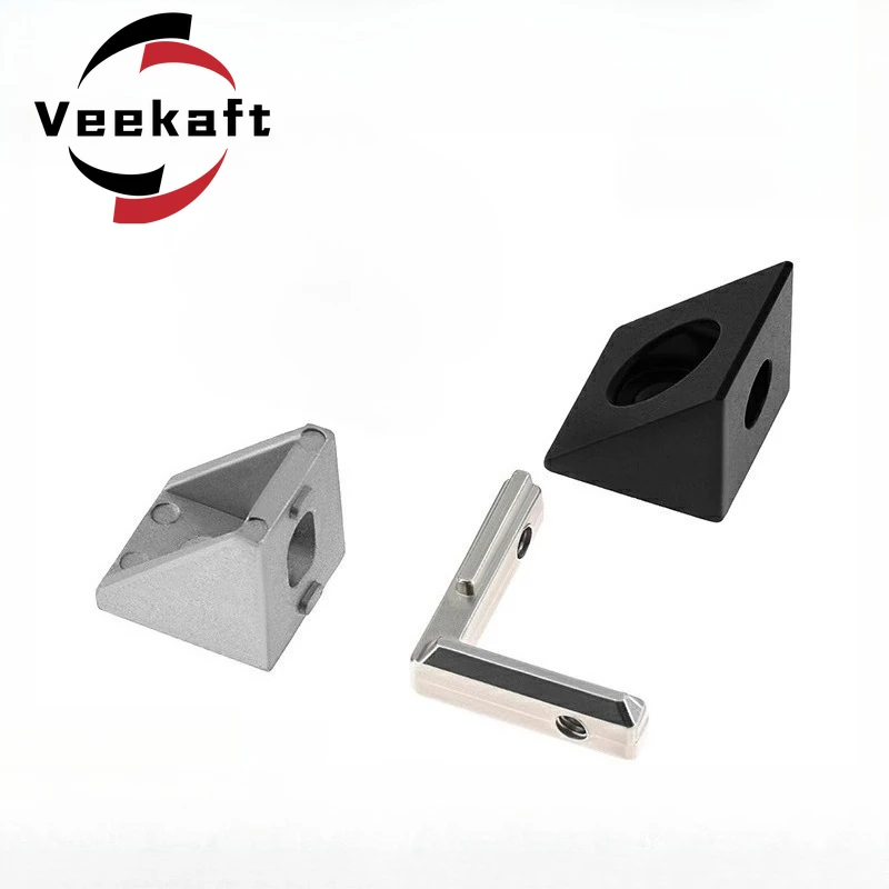 

4pcs Triangle adapter 2020 aluminum alloy profile corner bracket accessories fixed bracket connection corner slot