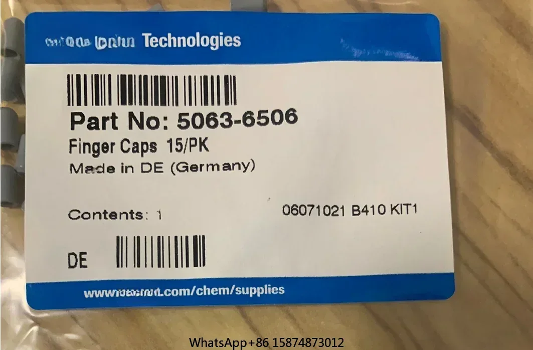 Agilent 5063-6506 Capuchon de Doigt pour Amplificateur existent à Phase Liquide, Petite Poignée 15/GT