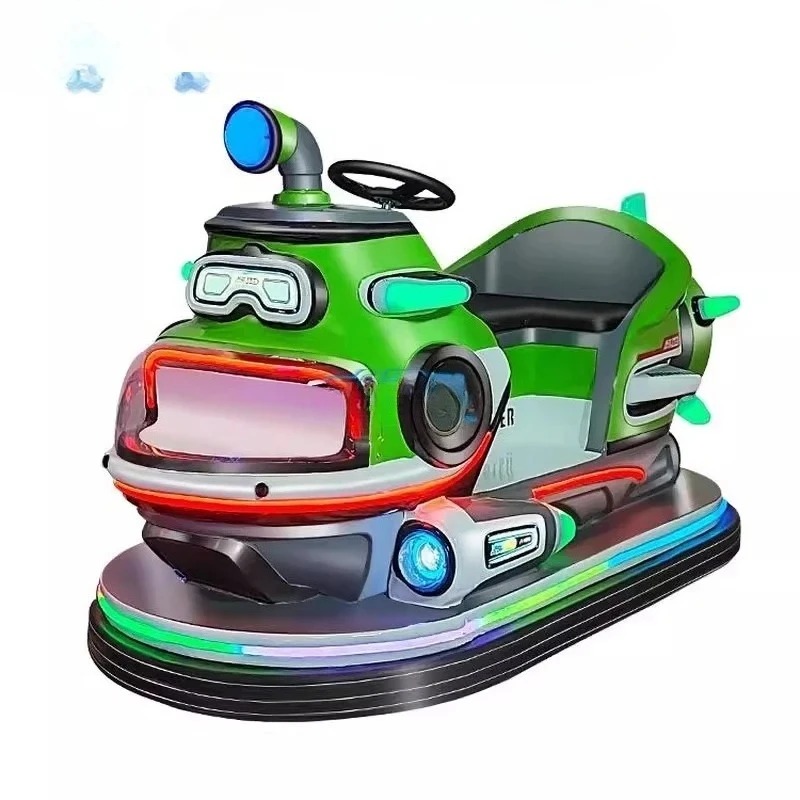 

Square children's luminous electric amusement vehicle new park children's entertainment equipment night market stall bumper car