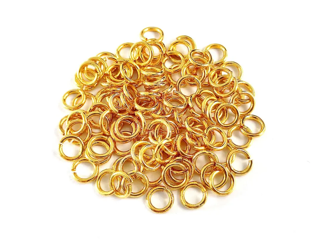 1000PCS Jump Rings of 4 colors in 8MM