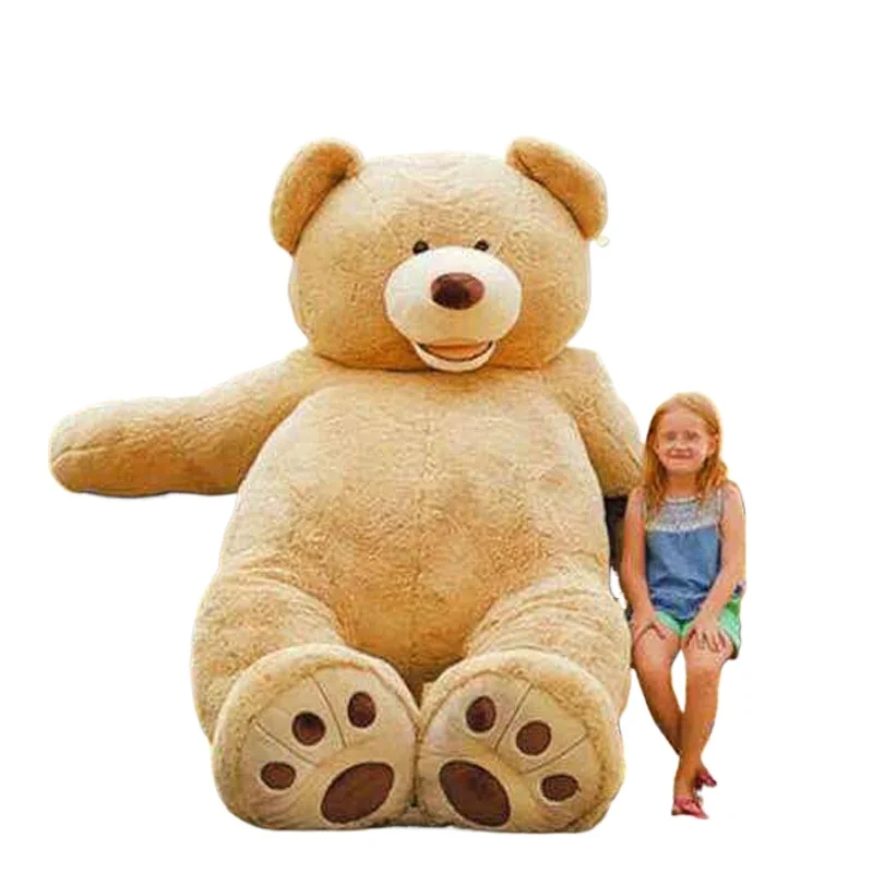 [Funny] 340cm America bear Stuffed animal teddy bear cover plush soft toy doll pillow cover(without stuff) kids baby adult gift