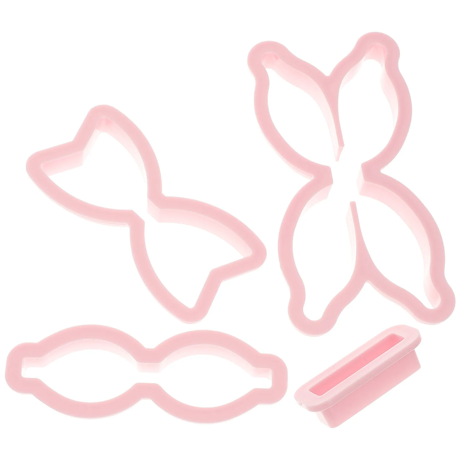 1Set Bow Mold Cake Decoration Silicone Fondant Cookie Baking Tool DIY Baking Supplies Bowknot Stencil Biscuit Molds for Cakes - view 4