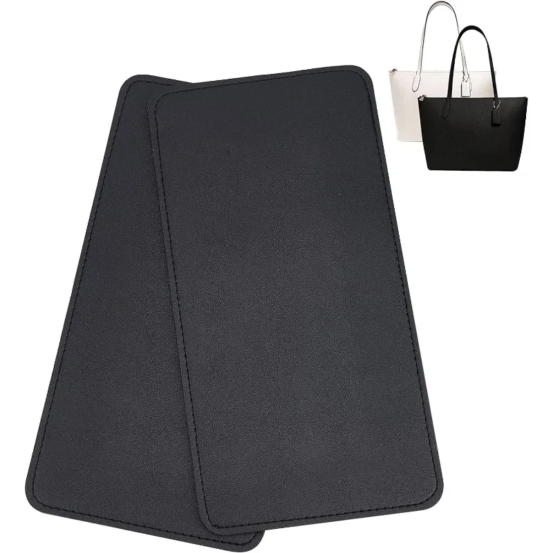 

2pcs Handbag Base Shaper PU Leather Bag Bottom Shaper Pad 5.9x11.8" Rectangle Purse Bottom Shape for Backpack Tote Handbag