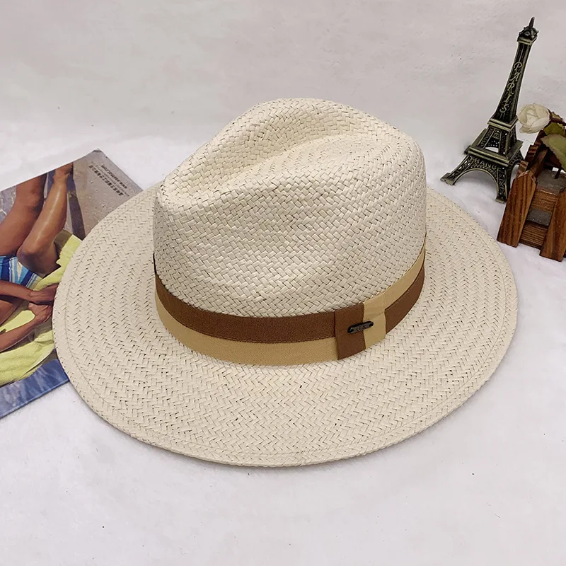 Decorative Unisex Jazz Western Cowboy Hat, Popular In Europe And America, Fashionable Straw Hat