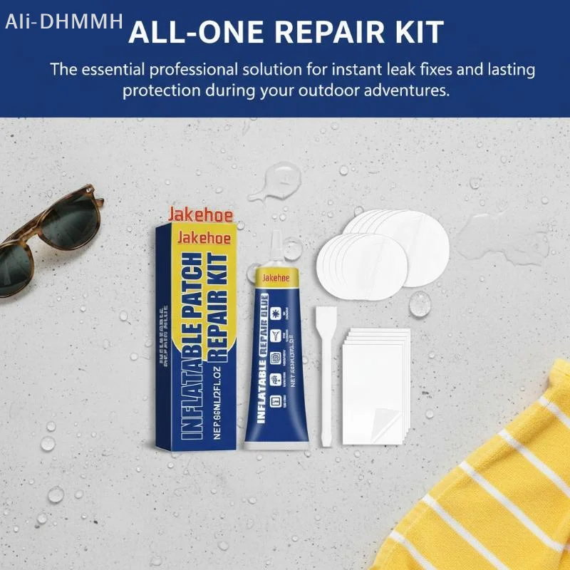 ZLinKJ Jakehoe Inflatable Mattress Repair Kit Waterproof and Transparent Repair for Cracks Leaks and Cracks in Swimming Rings