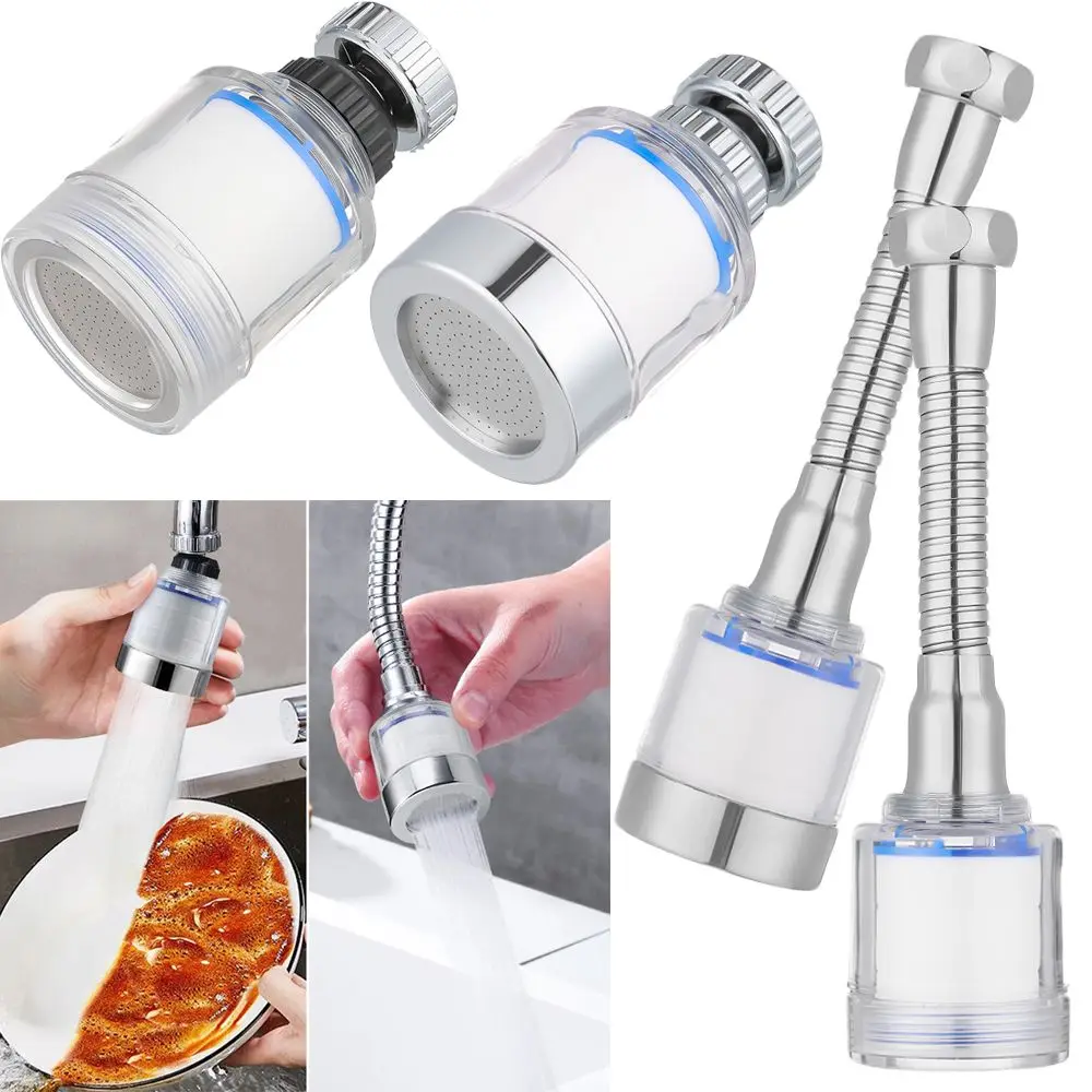 Kitchen Water Saving 360°  Aerator Filter Diffuser Connector Swivel Tap Tap Head Water Purifier Faucet Nozzle