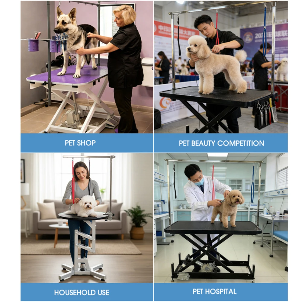 360 Degree Rotating Electric Lifting Grooming Table for Professional Pet Salon and Dog Grooming Services view 3