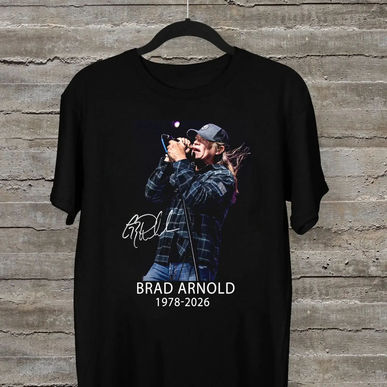 Rest in Peace Brad Arnold 1978 2026 Signature T Shirt All Size AR3633 vintage Washed Top For Everyday Wear Unisex Stylish homme