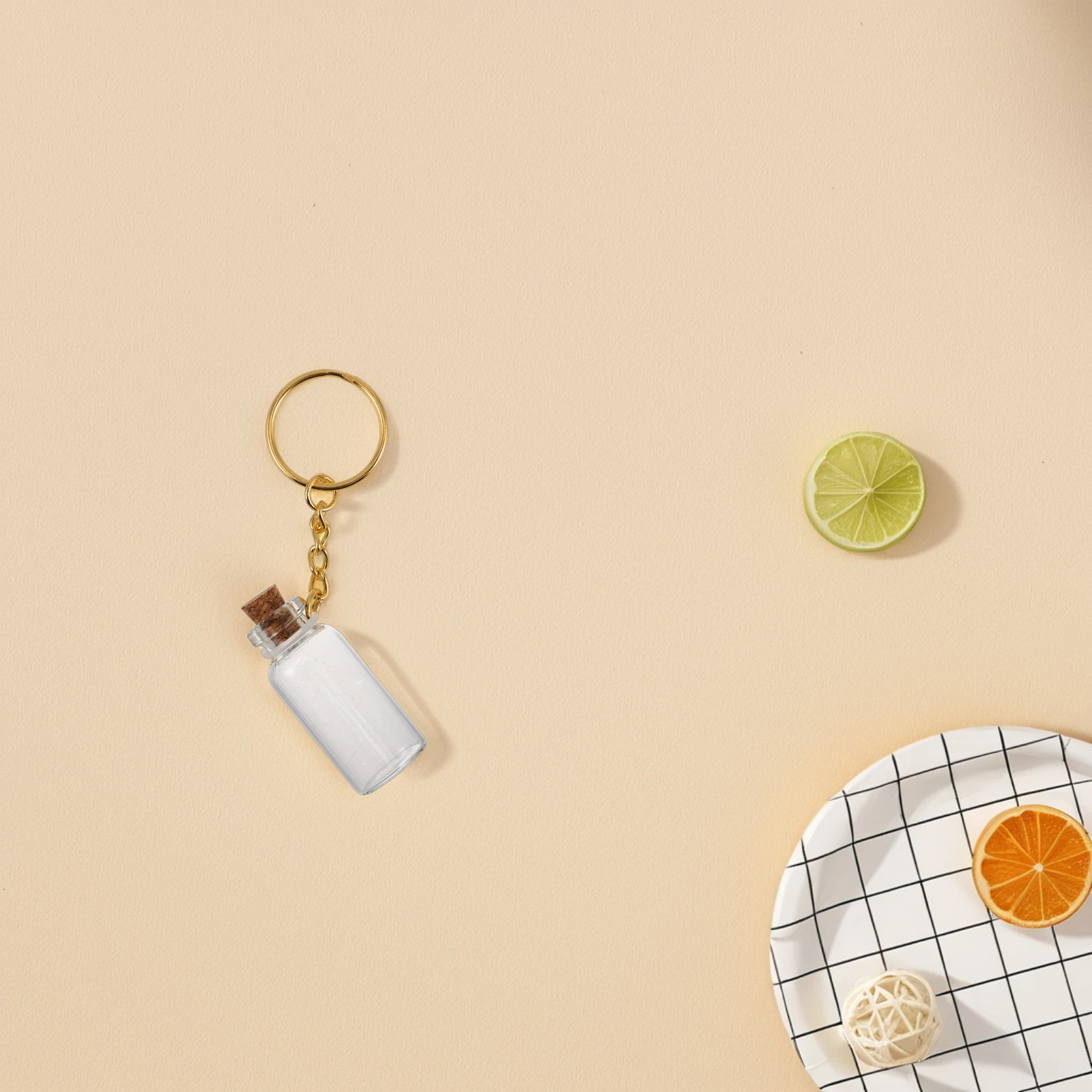 

5Pcs Mini Glass Bottle Clear Cork Stoppers Multipurpose Tiny Jars DIY Crafts Wedding Favors Home Decorations Small Container