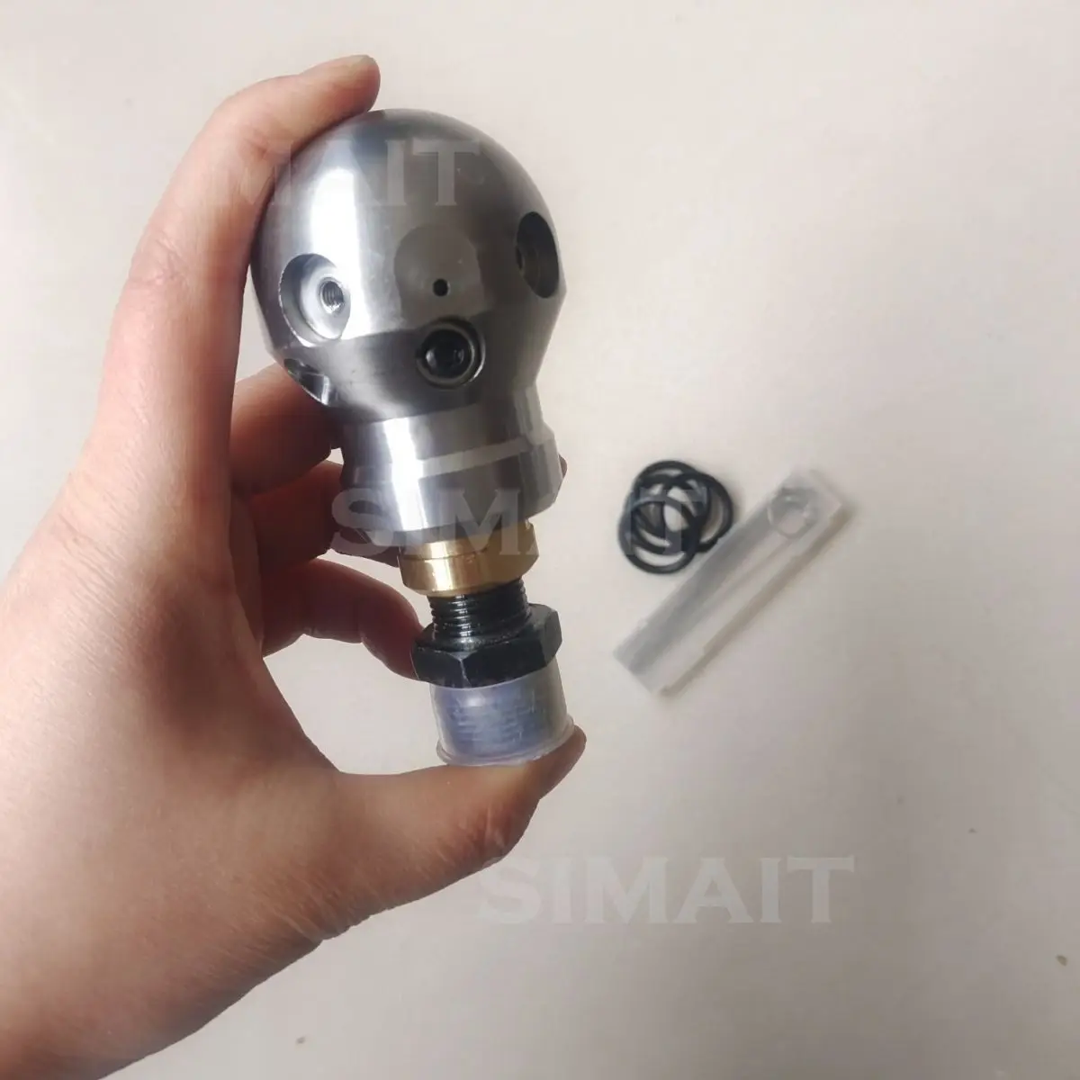 High Pressure Cleaning Rotary Mine Nozzle Pipeline Unclogging Internal Thread G3/8 