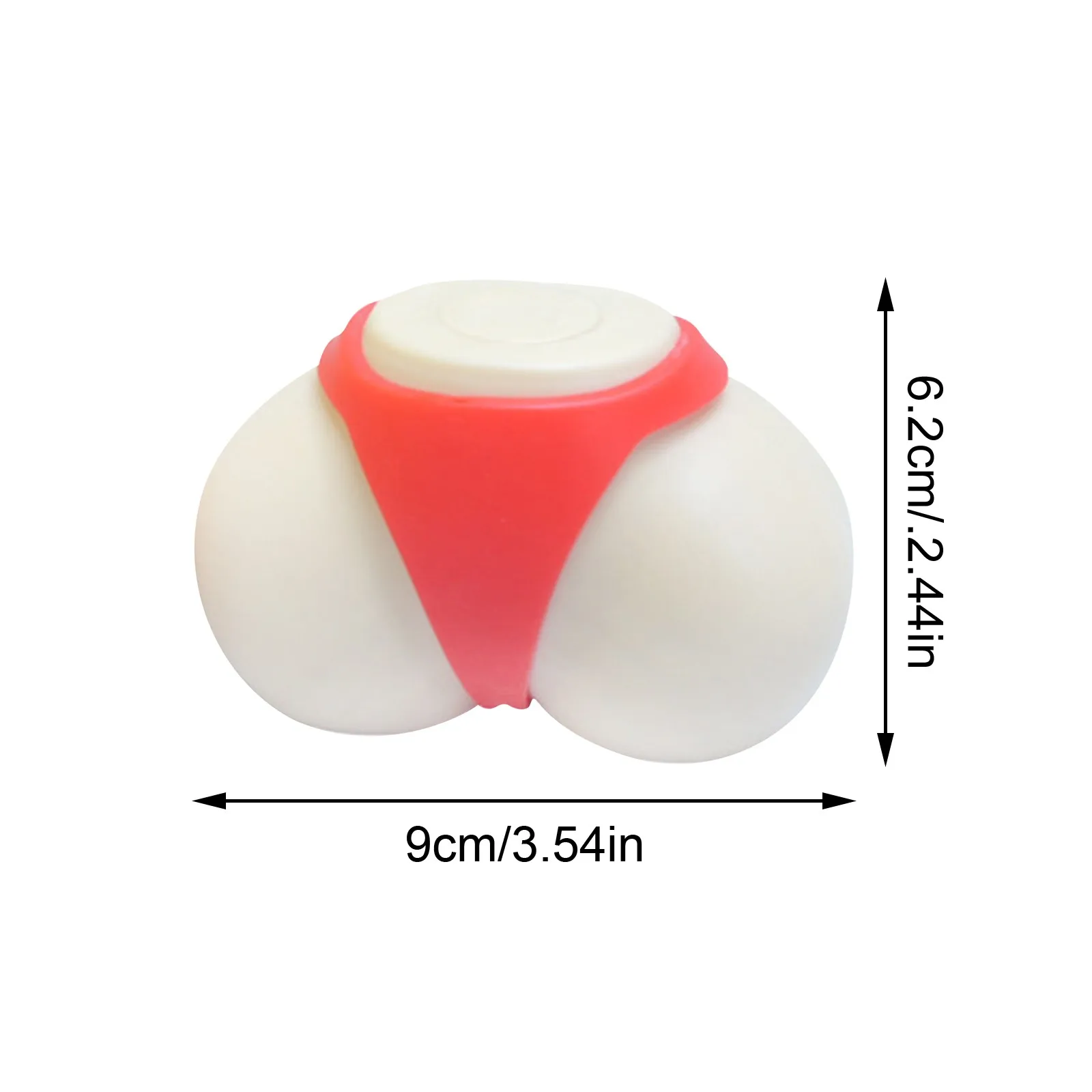 Funny Butt Shaped Stress Ball,Relief Squeezes Ball Stress Toys For Kids And Adults,Unique Squeezes Ball Toy For Relaxing