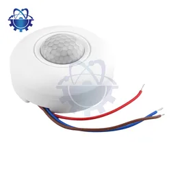 AC85-265V Intelligent Human Infrared Sensor Switch 360 Degree Cone Angle Detect PIR Motion Sensor Switch Ceiling Sensor Switch