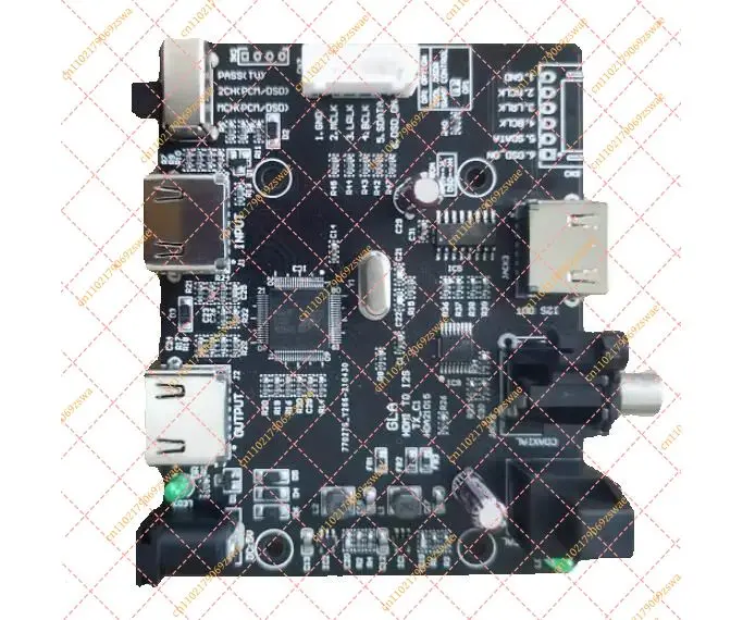 HDMI Audio Extractor to I2S, 7.1 Channel DSD Coaxial Optical De-embedder Board