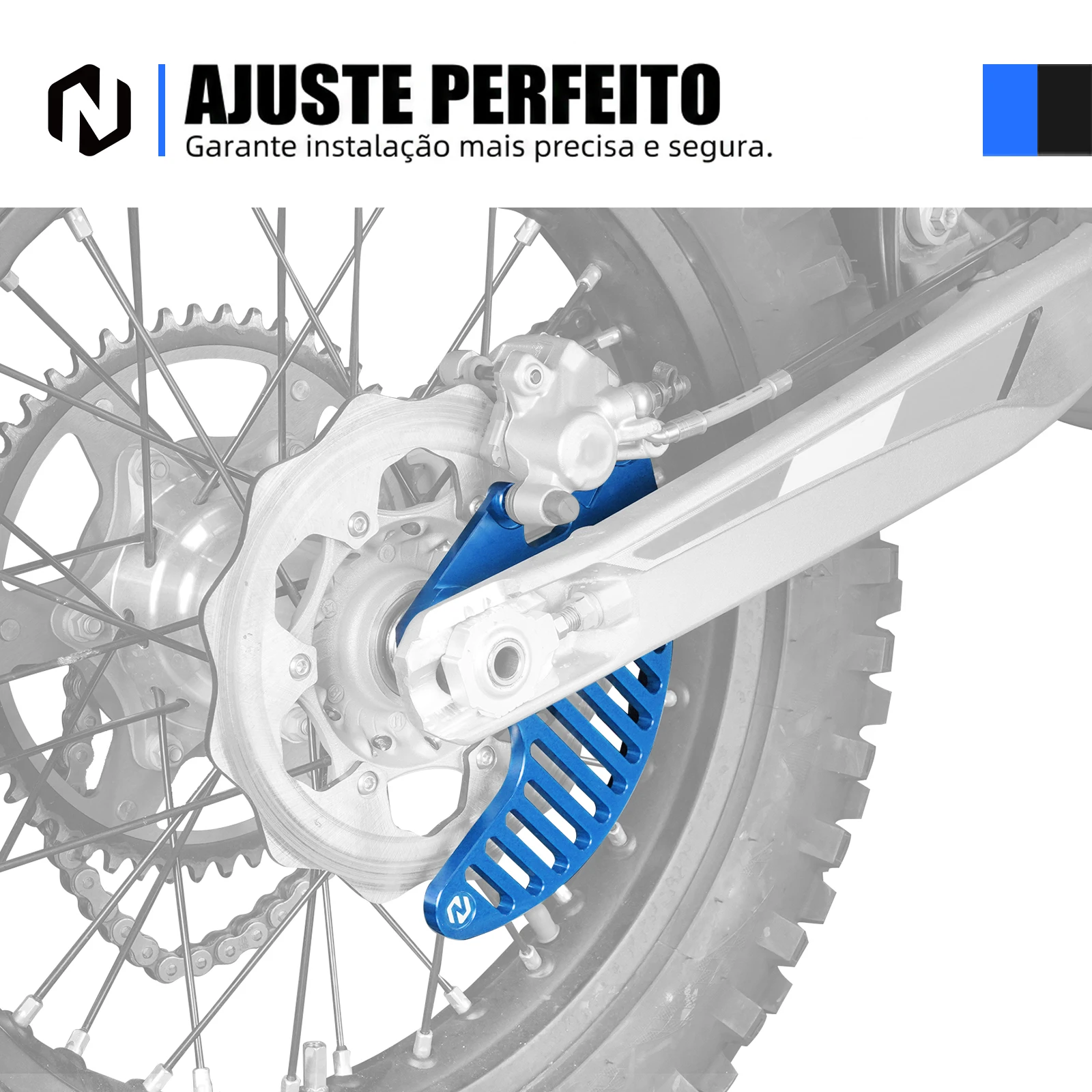 NICECNC Für KTM EXC 300 TPI SX 125 SXF 450 EXC-F 350 XCW 500 XC 300 XCF 250 XCF-W 350 6 Tage 2004-2025 Bremsscheibenschutz hinten – Detail 12