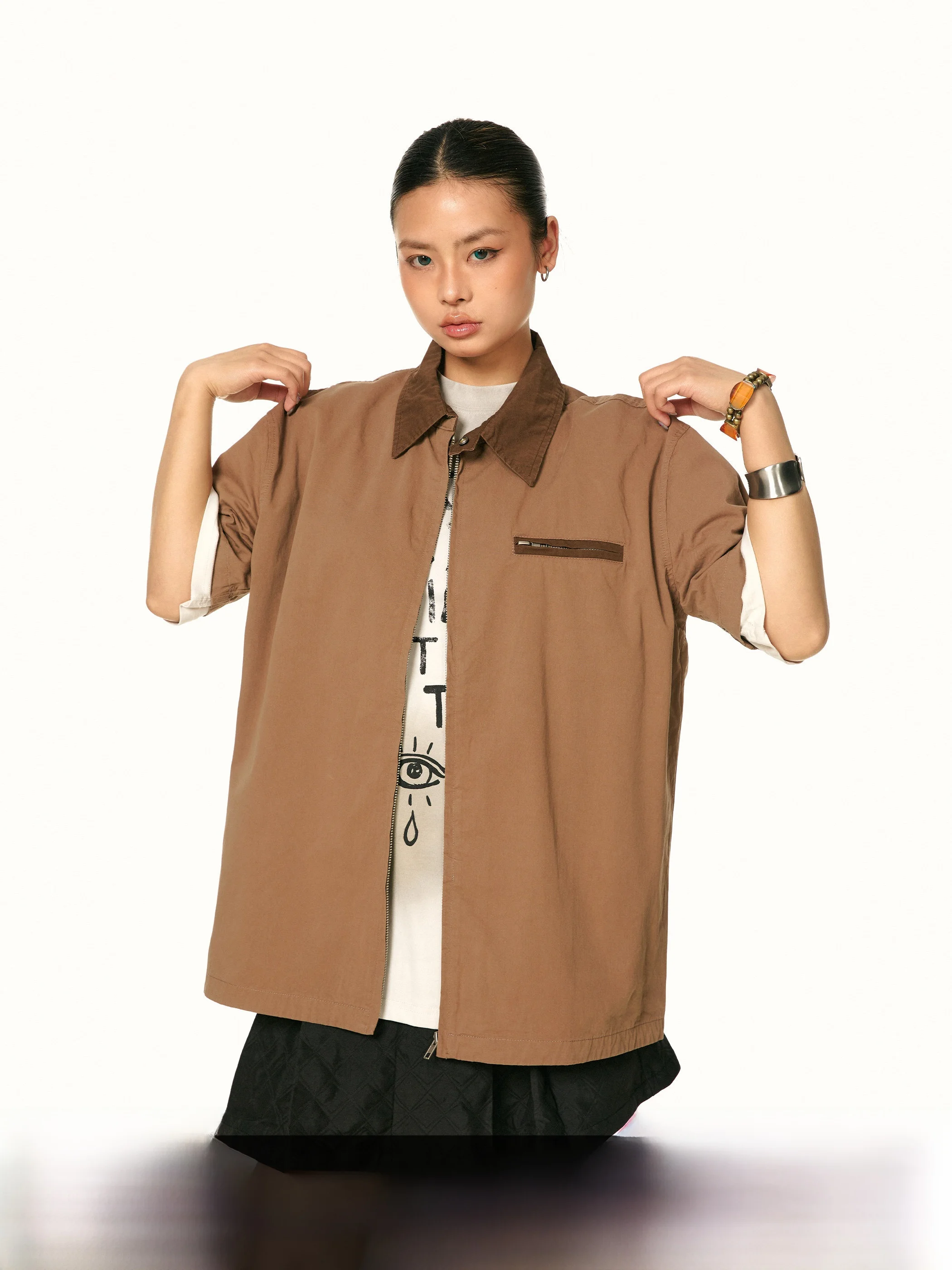 

Blabb American Retro Aalyptic ort Sve irt Casual High Sensation Cool Neutral Men Women T irt Street Sle Loose...