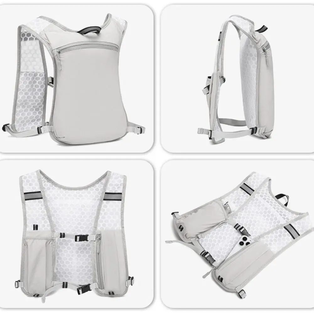 

Waterproof Reflective Running Vest Pack Adjustable Multifunctional Outdoor Running Vest Breathable Convenient