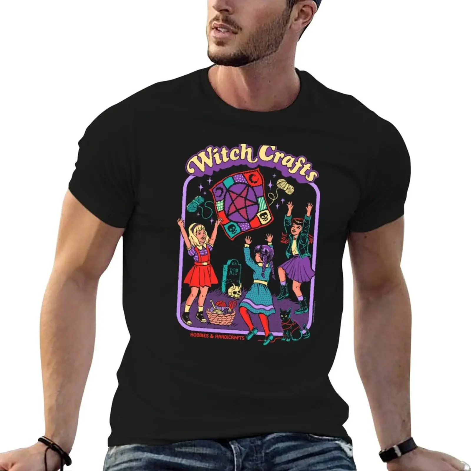 Witch Crafts Steven Rhodes Hobbies And Handicrafts Dark Humor Gift For Men, For Women T-Shirt hippie clothes anime men t shirts