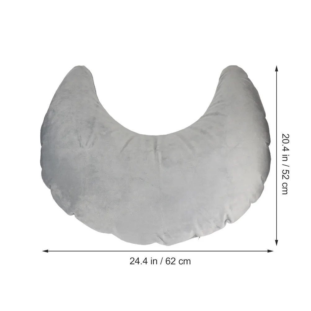 وسادة قابلة للنفخ على شكل حرف U لصالون الشعر والمكتب والسيارة وسرير الأريكة المنزلية وسهلة الاستخدام وتوفير جهدًا لحمل التخزين #4