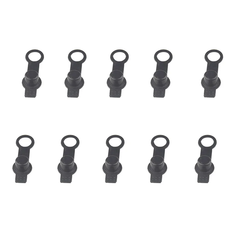 10Pcs 8mm Valvula Reguladora Staub Kappe Stofkap Schutz Gummi Fitting Abdeckung Düse Motorrad Remklauw Accessoire Paintball Kit