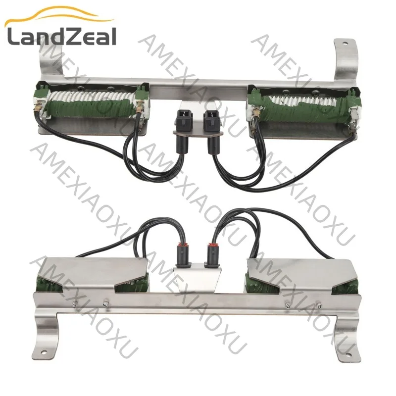 

Air Conditioning Resistor Resistance Bracket Resistor Holder with 2 Resist For Volkswagen T4 7D0971804E
