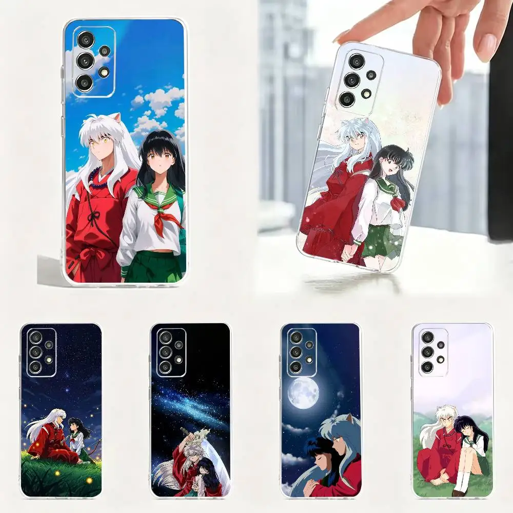 Past Life Reunion Inuyasha   Phone Case For Transparent Soft case Samsung S25,S24,S21,S22,S23,S30,Ultra,S20,Plus