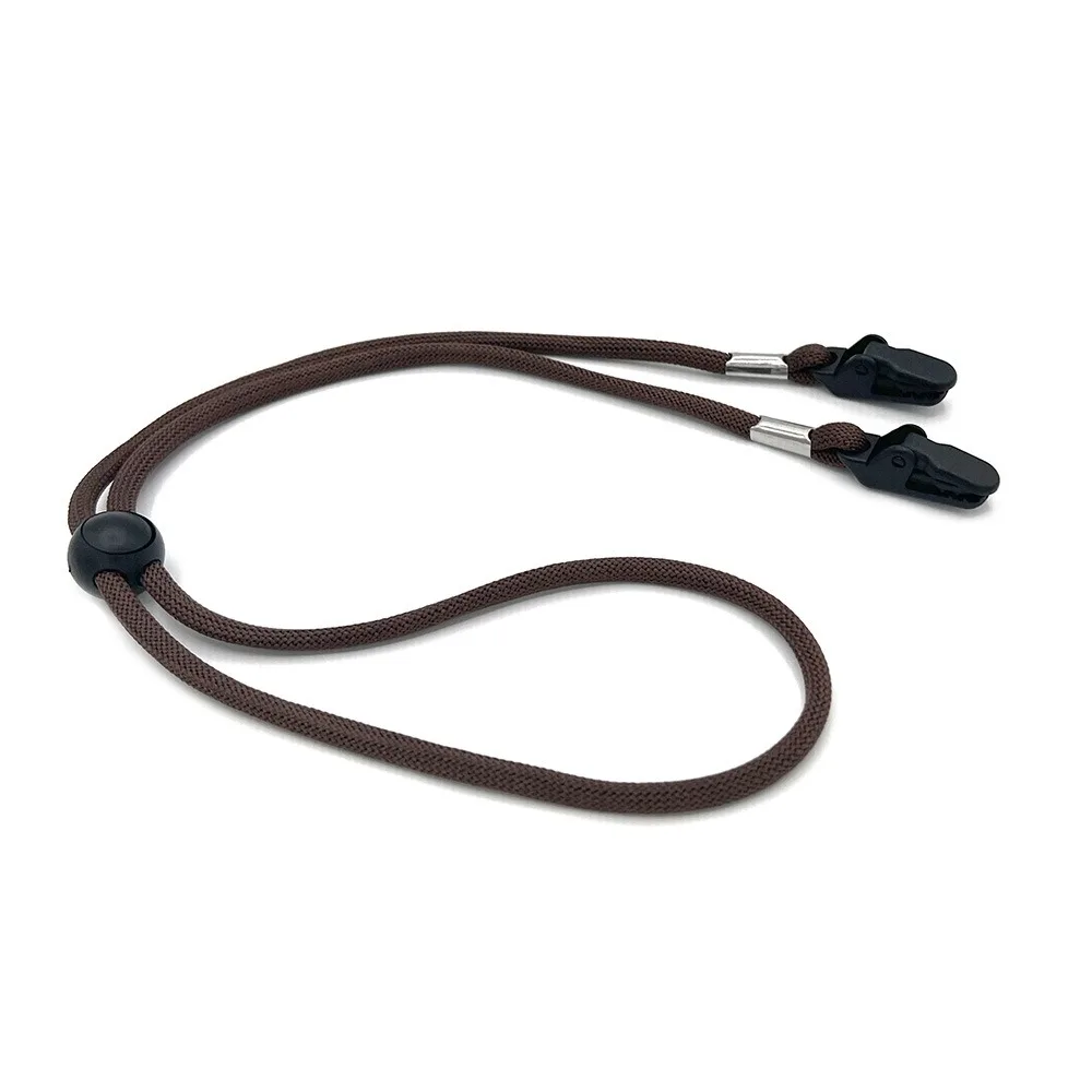 

4pcs New Mask Lanyard Hat Retainer Anti-lost Elastic Windproof Hat Strap Adjustable Hook Clips Hat Chin Cord Sun Hat