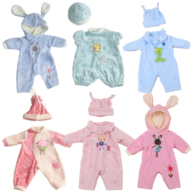 15.75 Inch Reborn Doll Clothes for 40cm Baby Dolls Kid DIY Doll Accessories Doll Jumpsuite Clothes Birthday Gifts