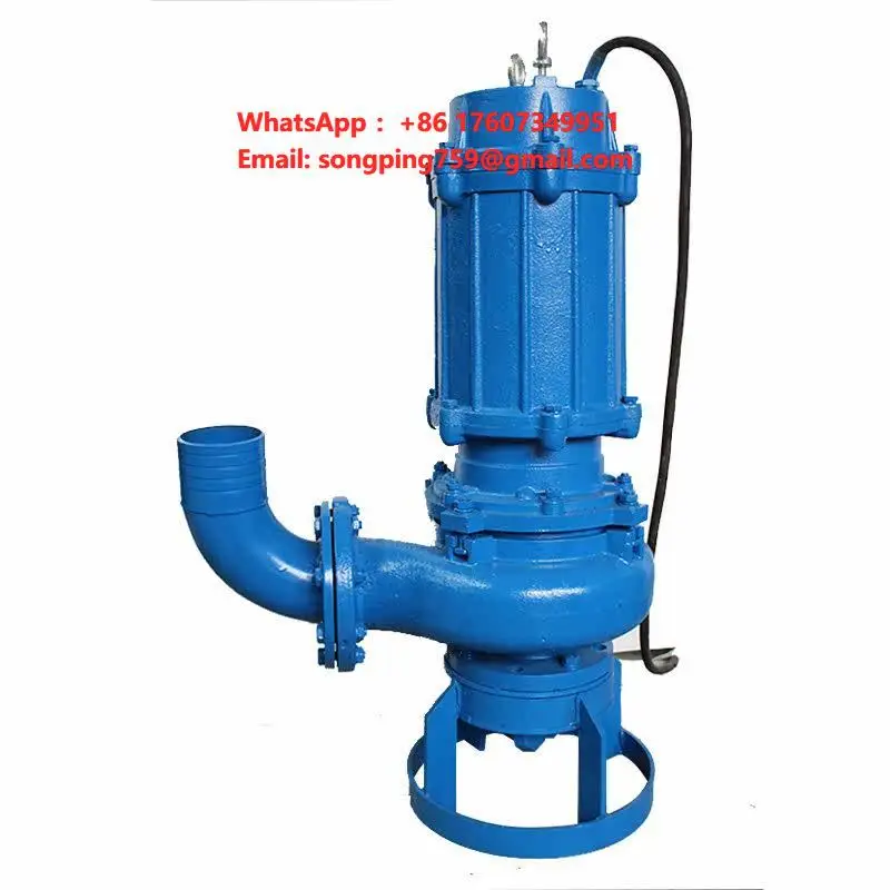 Electric Submersible Slurry Pump Sand Suction Pump River Bottom Pond Dredging Pump Wear-Resistant Marine Stirring Type