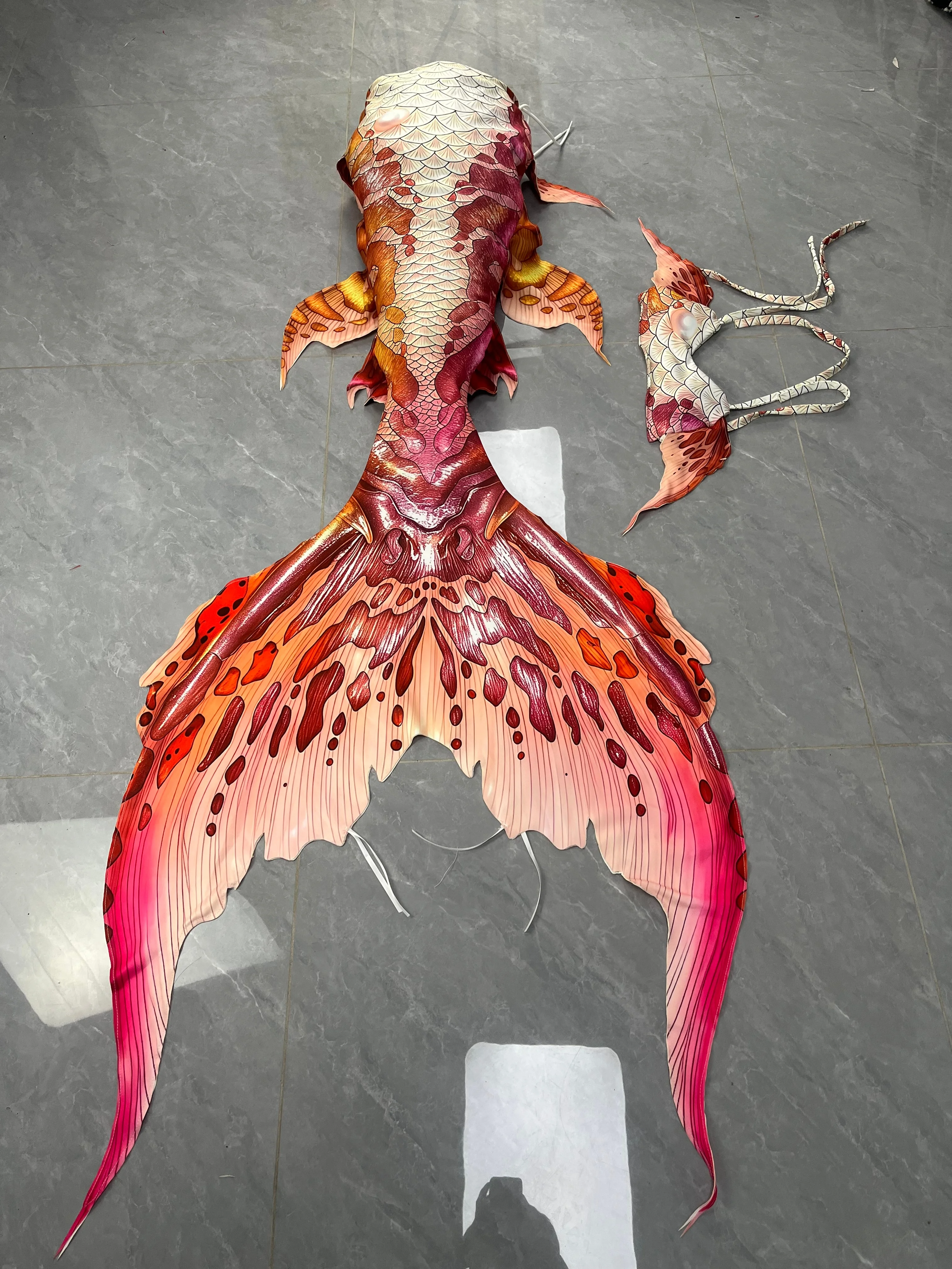 

High-Quality Gradient Color Adult Mermaid Tail Aquarium Underwater Hd Filming Performance Costume