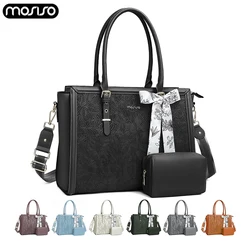 Laptop Bag for Women Luxury PU Leather Tote Bag for 15.6 16 17.3 inch MacBook Asus HP Dell Notebook Shoulder Messenger Handbag