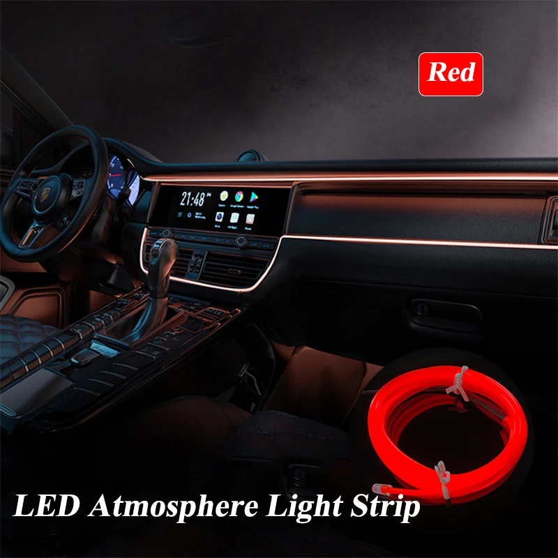 Led Car Interior Atmosphere Lights Accessory For VW Tiguan Polo Touareg Golf Jetta MK5 MK6 MK7 Passat B6 B7 B8 CC Arteon Magotan