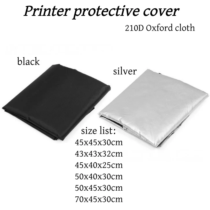 1 Piece of 210D Oxford Cloth Printer Dust Cover, Copier Dust Cover, 6 Sizes.