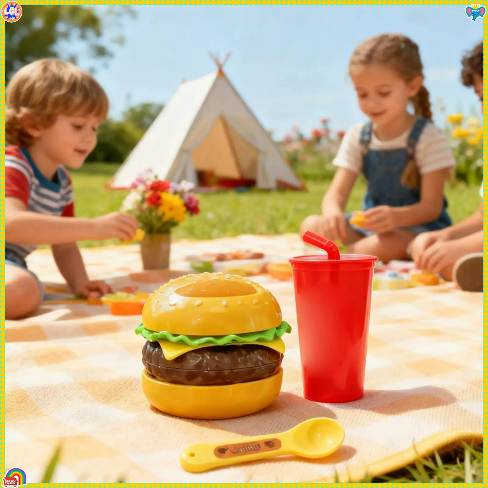 NEW Food Feeding Toy Simulation Food Pudding Hamburger For Doll Classic Toy Kids Kitchen Toys Role Play Early Education