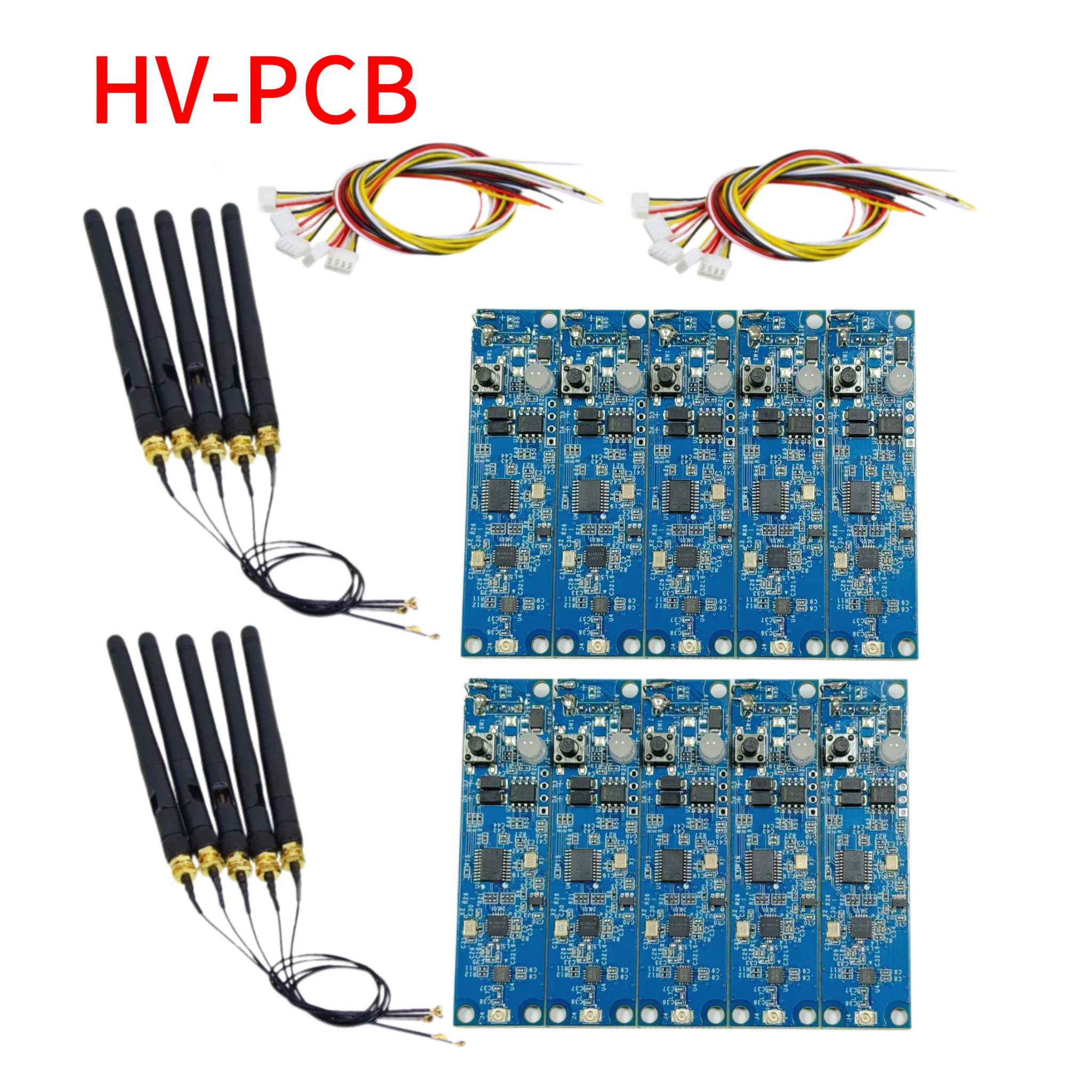 A8 2.4G ISM DMX 512 Wireless Controller PCB Module 2 in 1 Transmitter Receiver For Stage Light Built-in Wireless DIY 485EE