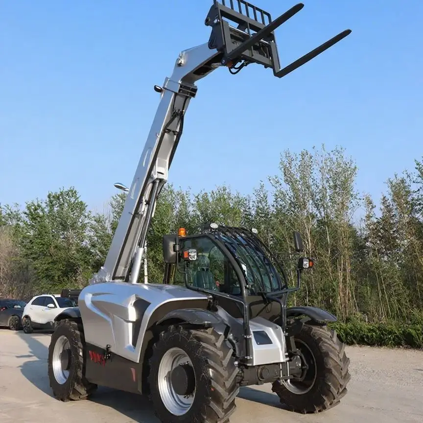 

2025 China customized hydraulic diesel lift telescopic arm forklift with reliable cab