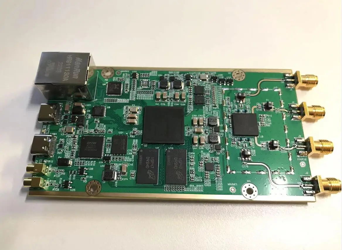 Pluto Zynq7020 FPGA 70M-6GHZ ADC/DAC AD9363 SDR Radio Receiver /Transmitter RX/TX For ADI ADALM-PLUTO + Tame Clock CNC Case