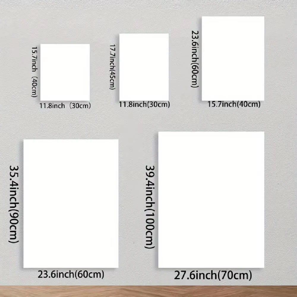 1 قطعة ملصق مخصص بدون إطار، طباعة صورةك مخصصة على القماش، هدية شخصية، طباعة الملصقات #5